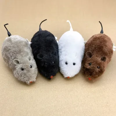 猫おもちゃ ねずみ |発条 噛むおもちゃ かわいい 猫じゃらし 運動不足解消 犬猫ダイエット  ペット玩具