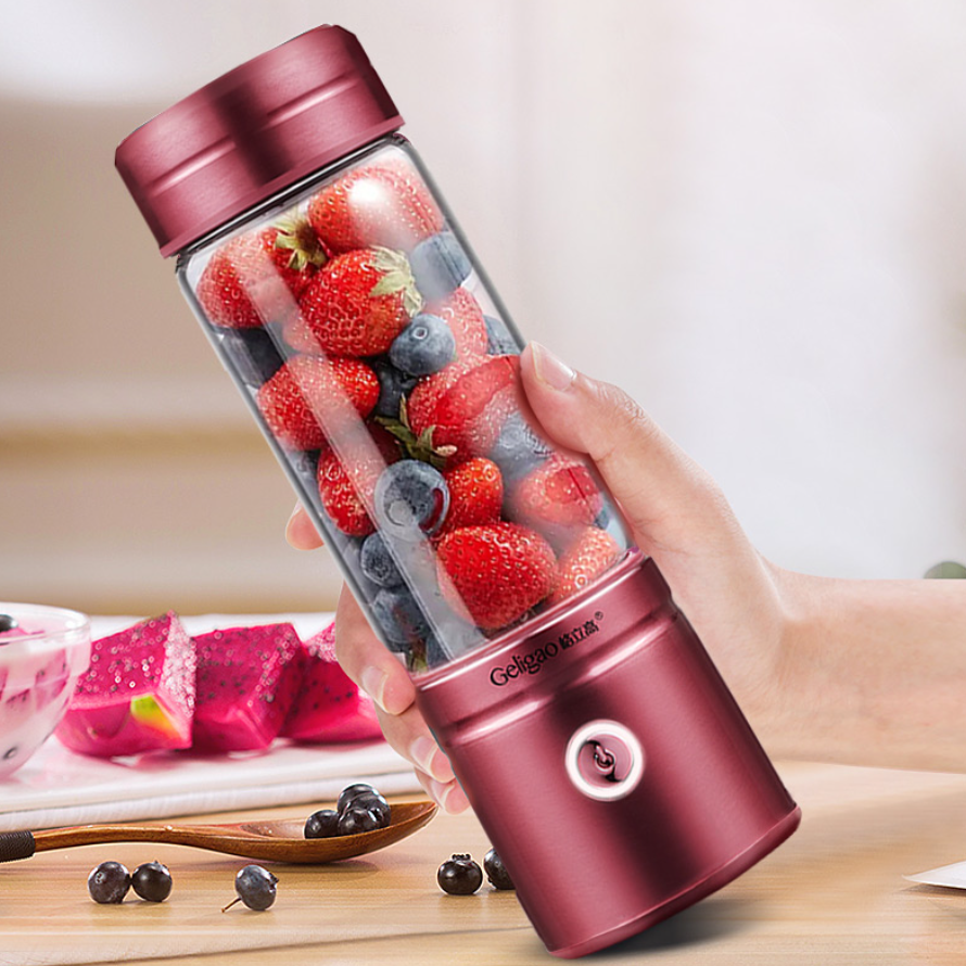 【母の日】電動小型ジューサー420ml｜ボタンを押すだけでスムージーを|undefined