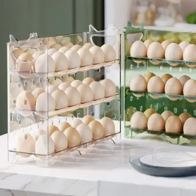 冷蔵庫ドア掛け式卵収納ホルダー｜キッチン用品、省スペース！