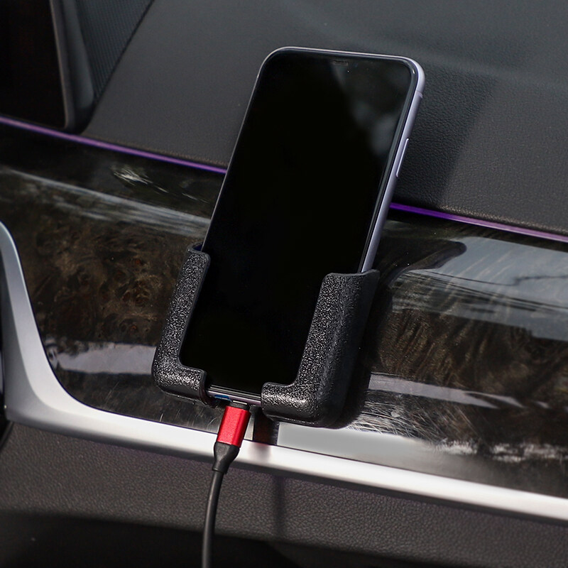粘着式車内スマホスタンド｜設置簡単！充電可能！|undefined