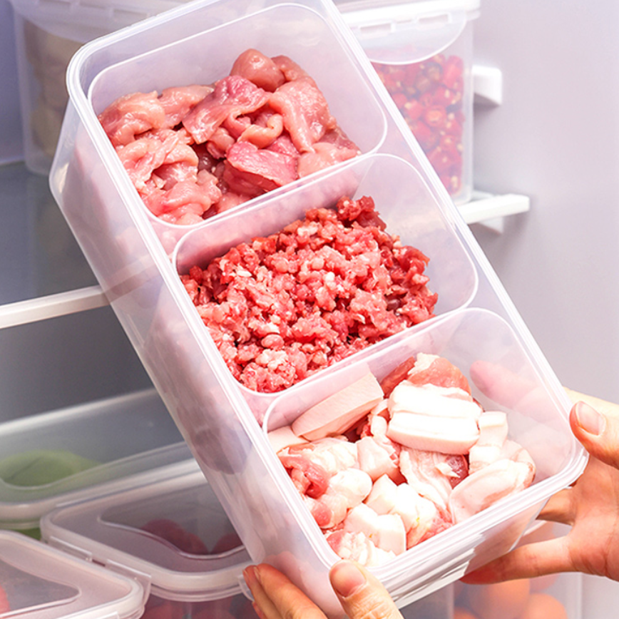 家庭用冷蔵庫整理ボックス｜肉や食材を分けて収納！冷凍保存に最適！|undefined