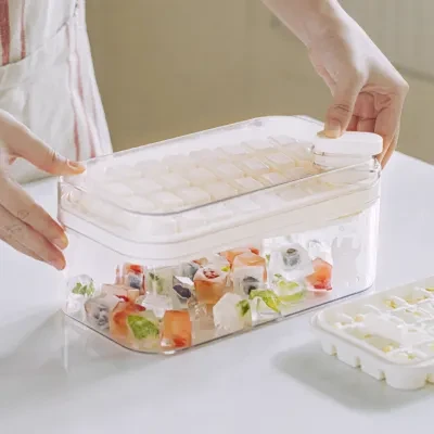 【樹可】製氷皿｜押すだけですべての氷が解放