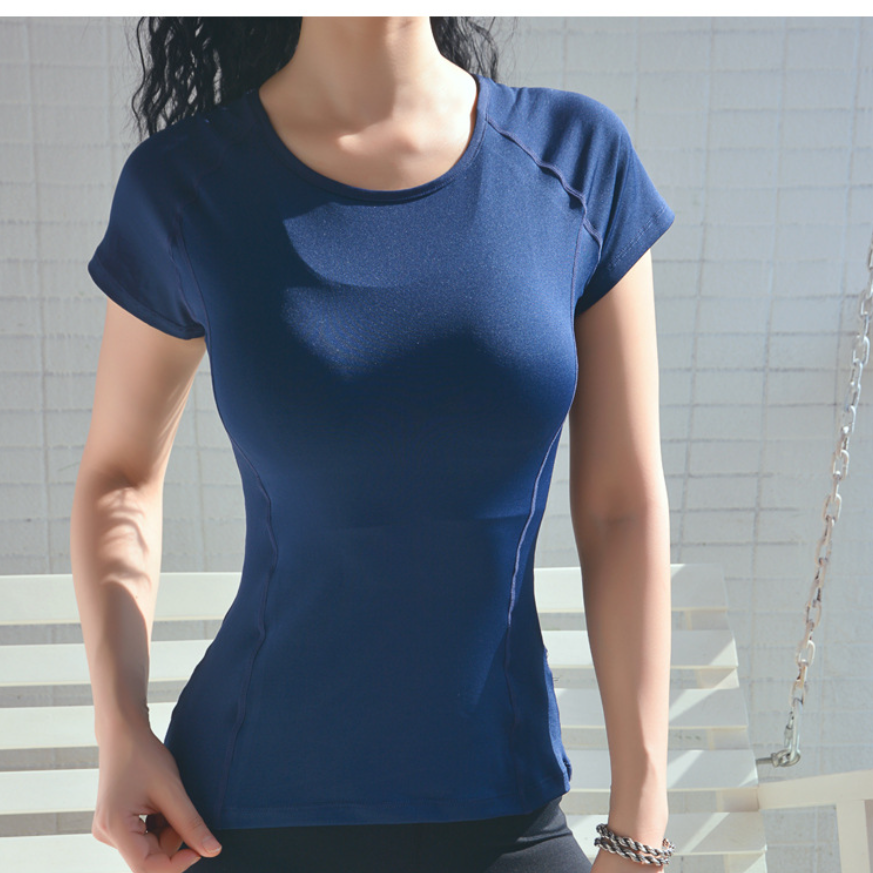スポーツTシャツ丨フィットネス服速乾性ランニングトレーニングショートスリーブ|undefined