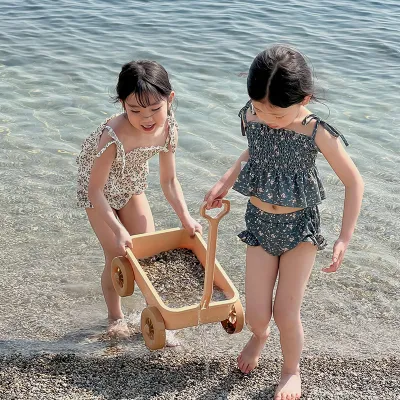 子供水着｜ワンピース・体型カバー ・ソフト肌触り・旅行・水陸両用