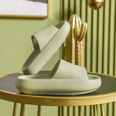 厚底4.5cmのスリッパー23-28.5cm｜超柔らかいEVA質、バス・室内履き