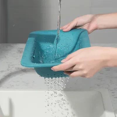 キッチン用品の水切りラック収納ラック家庭用伸縮式水切りラック水切りバスケットフィ