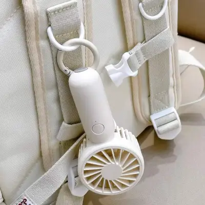 ドンハーのバッグに付けられるミニ扇風機！可愛いUSB充電式で持ち運びも簡単