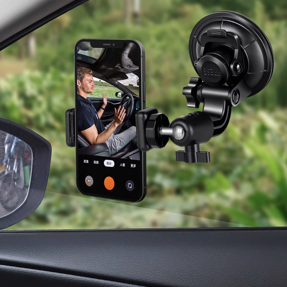 車載用スマホホルダー｜カー用品・スマホ用品・吸盤ホルダー・設置簡単・調整可能・カメラにも安定する|undefined