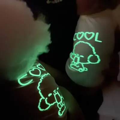 「夜に発光！」ペット用ラッシュガード｜夏用 ドッグウェア UPF50+ 日焼け防止 夜に光るので散歩も安全的！多機能でコスパ最強！