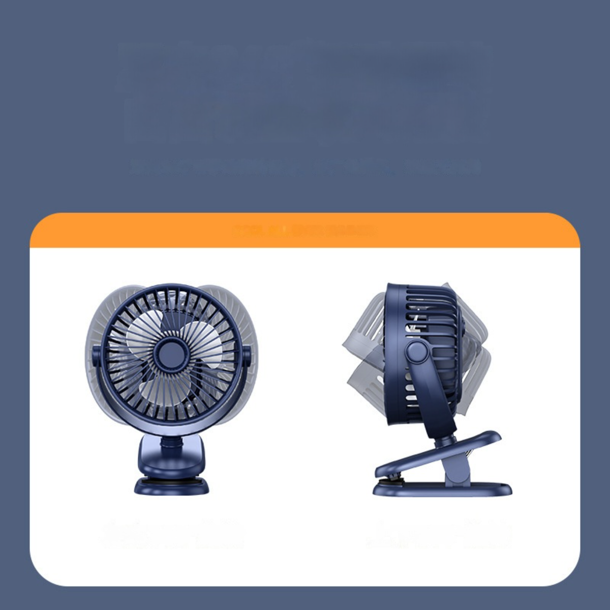 充電式クリップ扇風機｜卓上扇風機 風量3段階 静音 小型|undefined