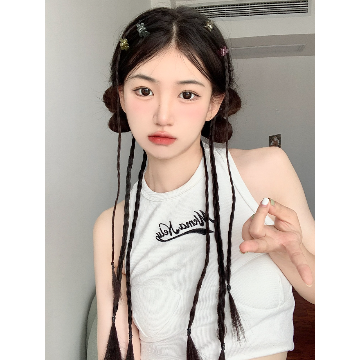 y2kドレッドウィッグ｜原宿系カツラ・ファッション・普段使い・小顔効果・ミレニアム世代|undefined