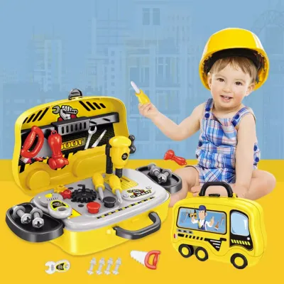 【知育玩具】子どもに人気な大工さんセット｜修理キット・木製・早期学習玩具 