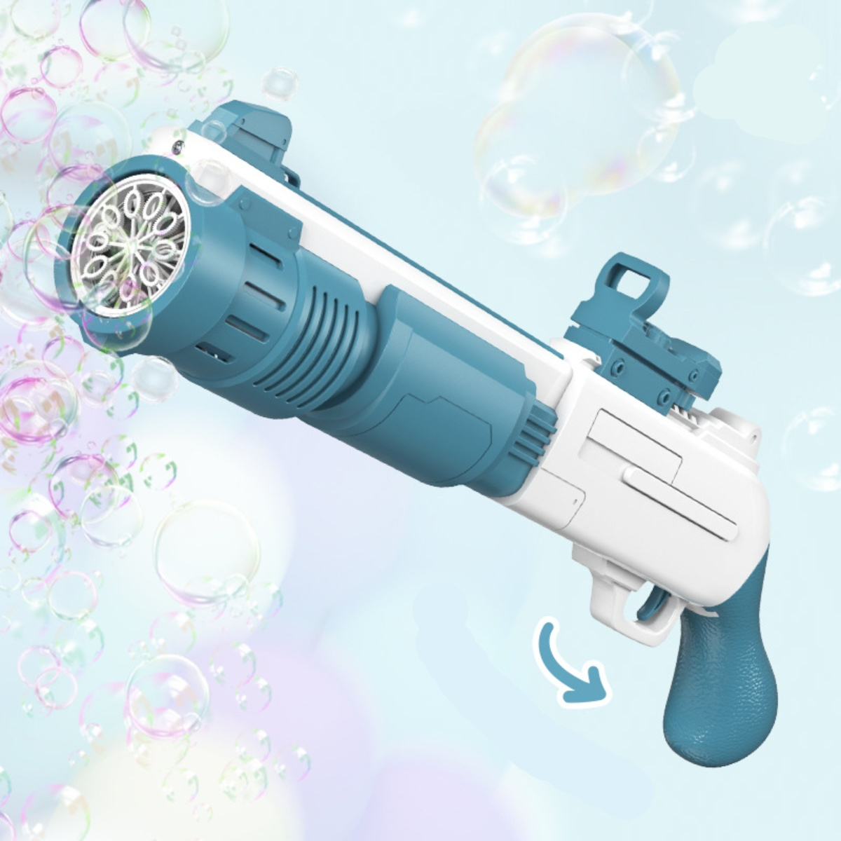 バブルガン｜シャボン玉製造機・ライフル銃形・電動式シャボン・お子様も楽しめるグッズ|undefined