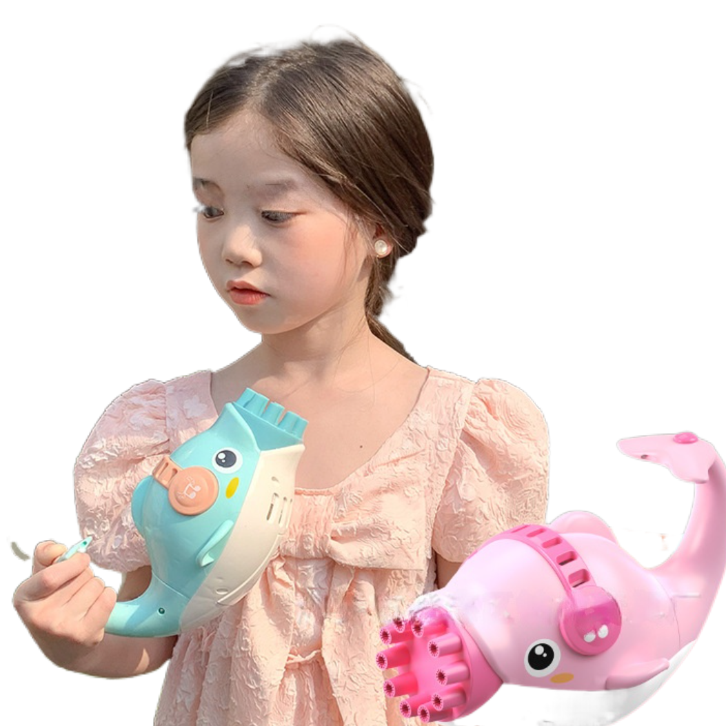 ドルフィンバブルガン｜シャボン玉製造機・外遊び・電動式シャボン・お子様も楽しめるグッズ|undefined