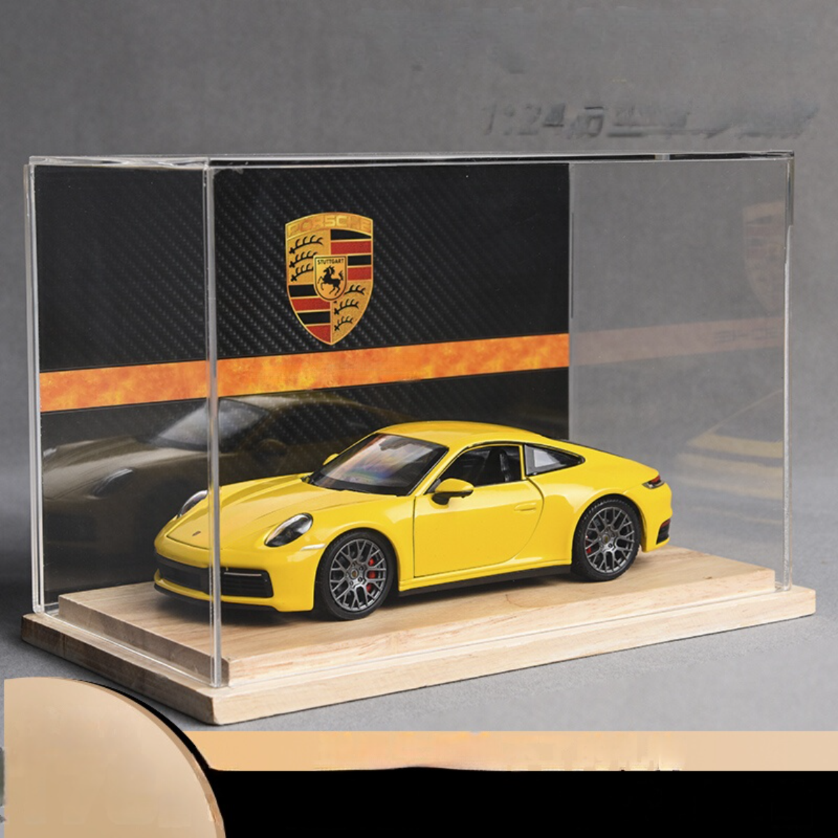 ポルシェ911カレラモデルカー1:24合金製のリアルな車のおもちゃ、誕生日520のプレゼントに彼氏に贈ろう！|undefined