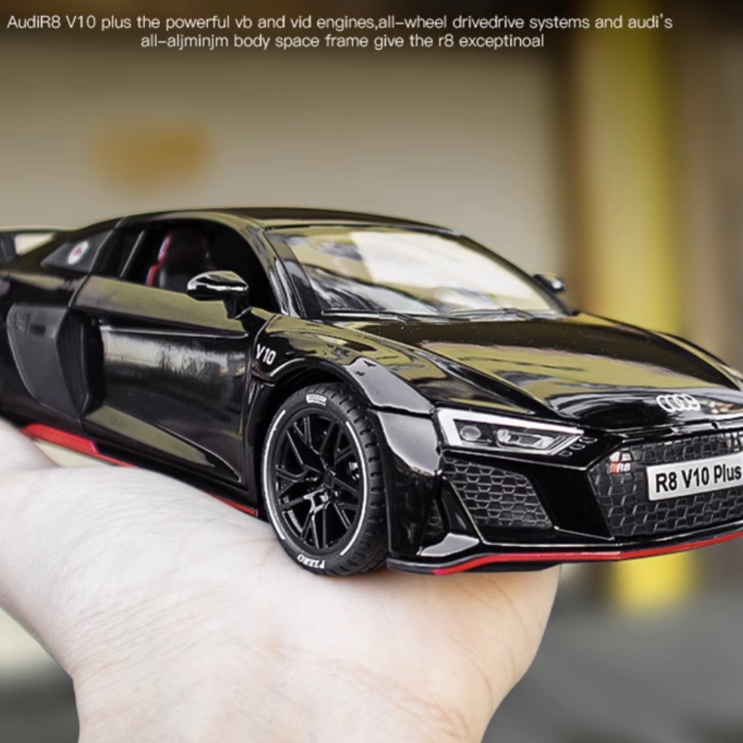 シミュレーション 1:24 Audi r8 カーモデル 合金カーモデル 金属カーモデル ボーイフレンド ギフト ボーイフレンド オーナメント|undefined