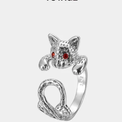 レディース指輪　｜かわいい猫　高級感＆贅沢感あり　オシャレデザイン　スタイリッシュ
