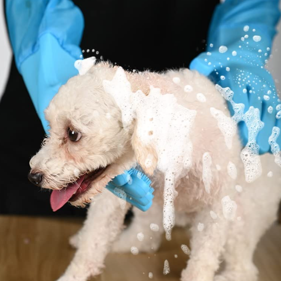ペット用入浴用手袋｜高密度の歯を備えた・猫や犬に適する|undefined