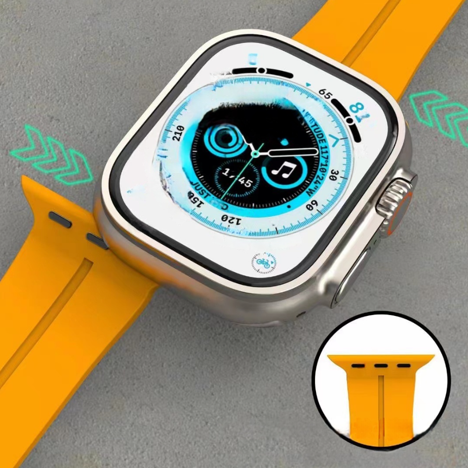 Apple Watchバンド丨伸縮式 長さ調整可能  全機種対応 カワイイ おしゃれ ファーション マグネット式 シリコン製|undefined