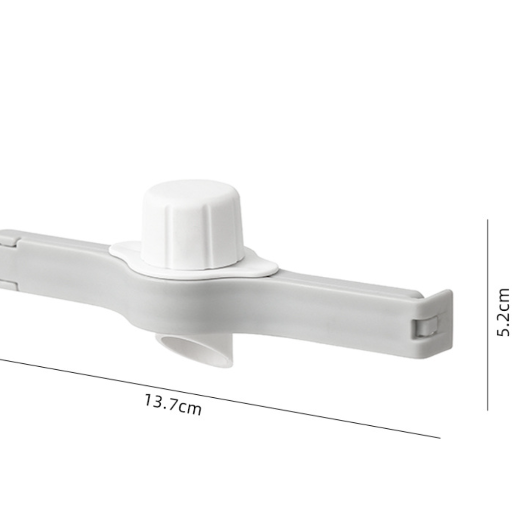 袋止めクリップ｜吐き出し口付き・超便利・キッチン神器・鮮度保ち・酸化防止・簡単にロック|undefined