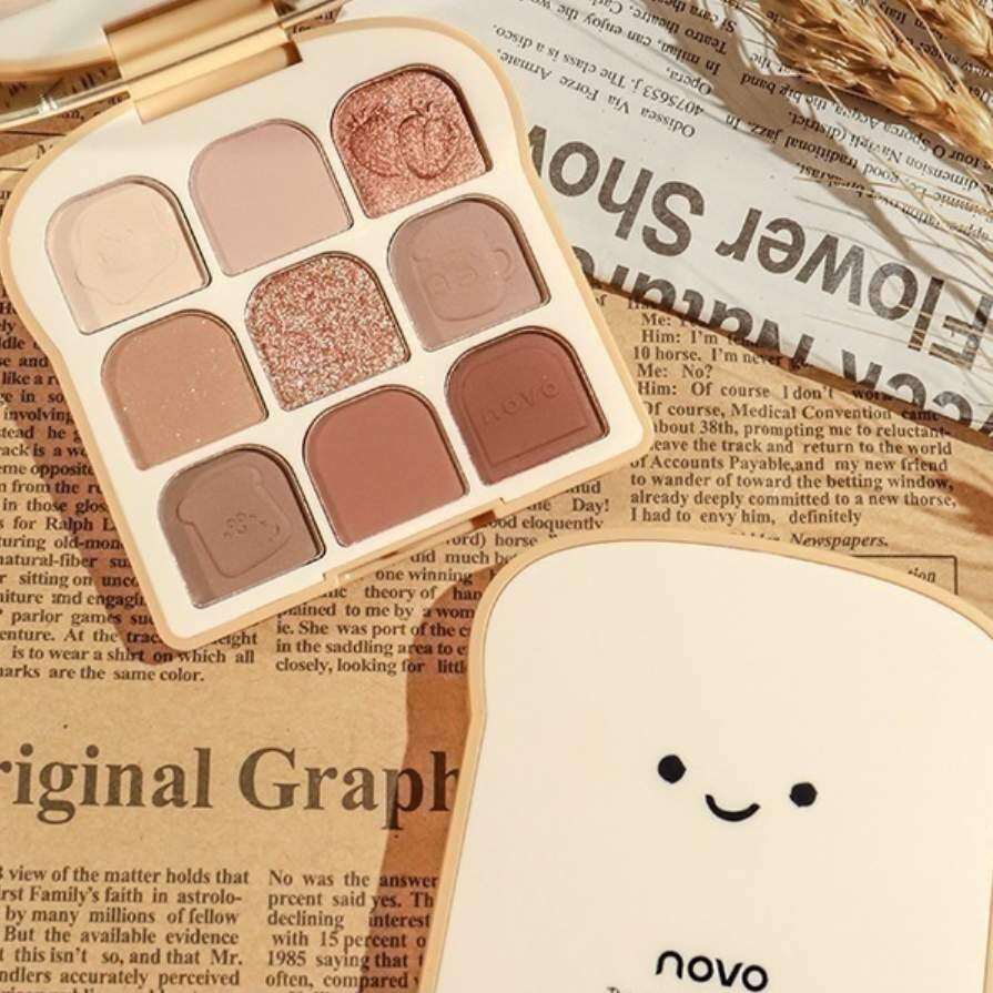 NOVOアイシャドウ｜コスメカラーメイク・アイメイク・高発色・キラキラ多色・透明感・アイメイク、これ1つで完了！|undefined