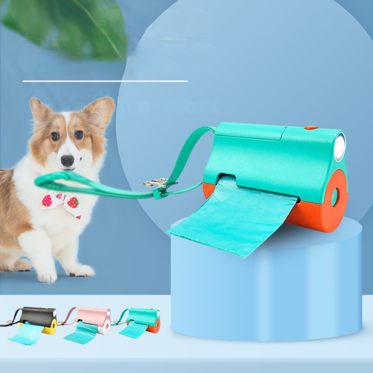 ライト付きミニ箱入りゴミ袋｜お出かけ・旅行・出張・犬猫のお散歩に超便利！|undefined