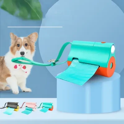 Xbeauty ライト付きミニ箱入りゴミ袋｜お出かけ・旅行・出張・犬猫のお散歩に超便利！