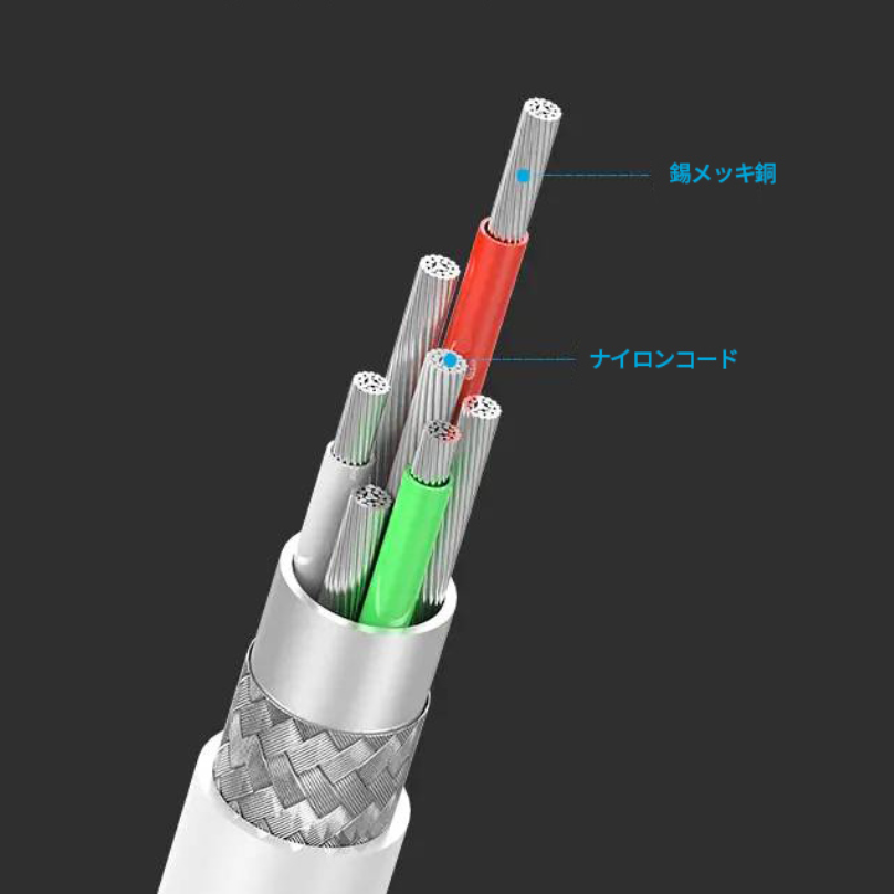 PISEN 「断線防止」Lightning　充電ケーブル・1m1.5m2m選択・iPhone 充電・アイホン・iPhone 14/13/12/XSなど各種対応|undefined