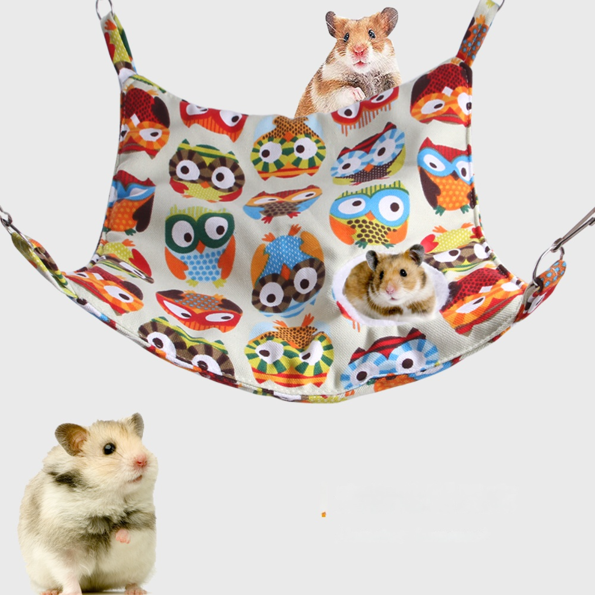 麻紐 ハンモック フトアゴ 爬虫類 フェレット 小動物 ハムスター 45×13 