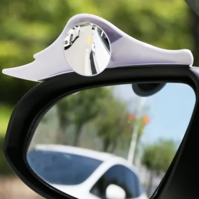カーミラーの小さな丸い鏡360度盲点雨眉カバー補助駐車神器！