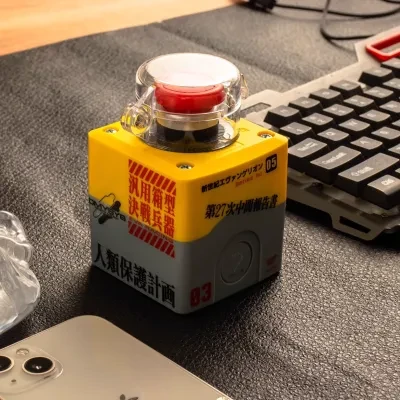 ワイヤレスデスクトップPCスイッチボタン｜無線起動キーリモート起動キー！核ミサイル発射気分を味わえる！