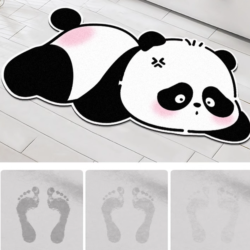 『かわいいパンダ』キッチン・バスマット｜滑り止めでキッチンやトイレに最適！9種類のパンダ！|undefined