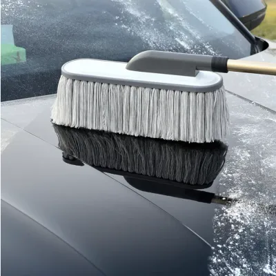 車のホコリを取るオイルブラシ｜広めのモップヘッドで効率よく素早く洗車！