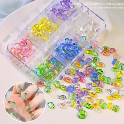 ネイルパーツ｜3D立体・ジュエリーパーツ・ネイルアート・スタッズパーツ・ネイルアクセサリーパーツ・ネイル装飾 ミックスカラー ネイルデコレーション DIY 素材