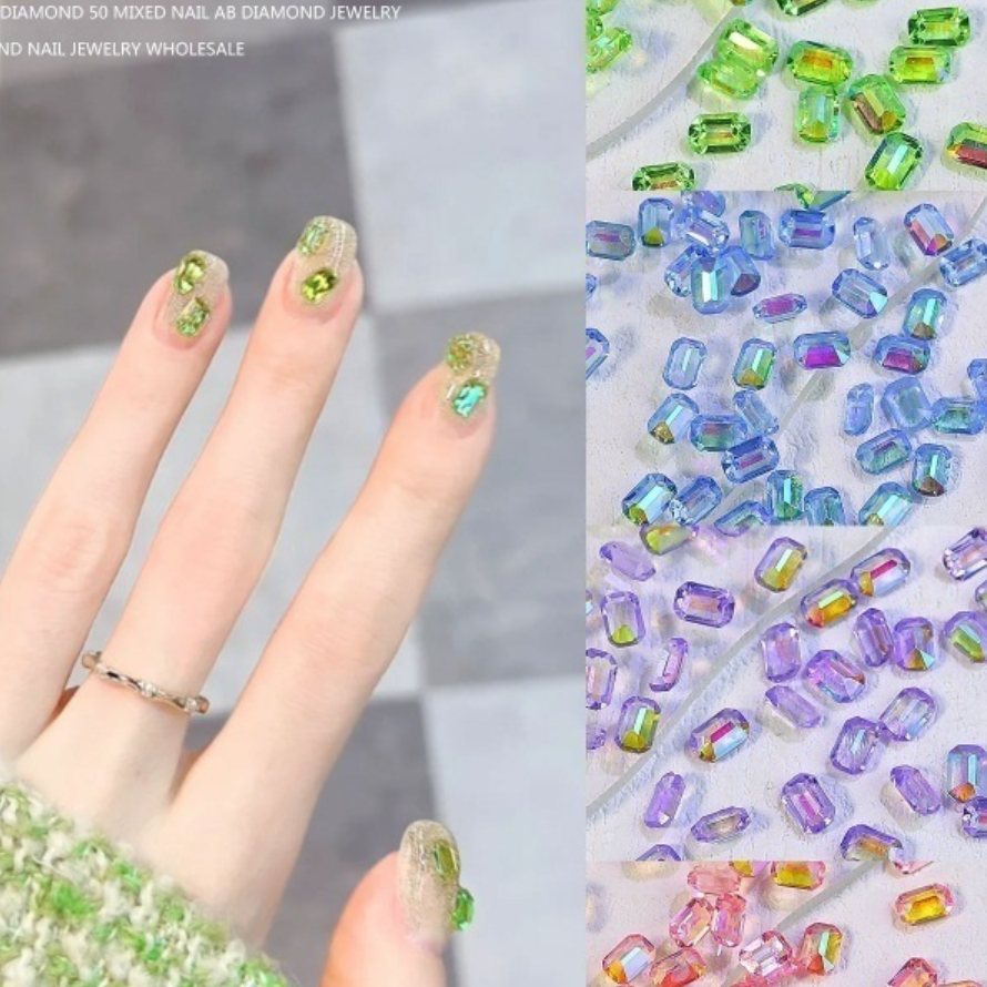 ネイルパーツ｜3D立体・ジュエリーパーツ・ネイルアート・スタッズパーツ・ネイルアクセサリーパーツ・ネイル装飾 ミックスカラー ネイルデコレーション DIY 素材|undefined