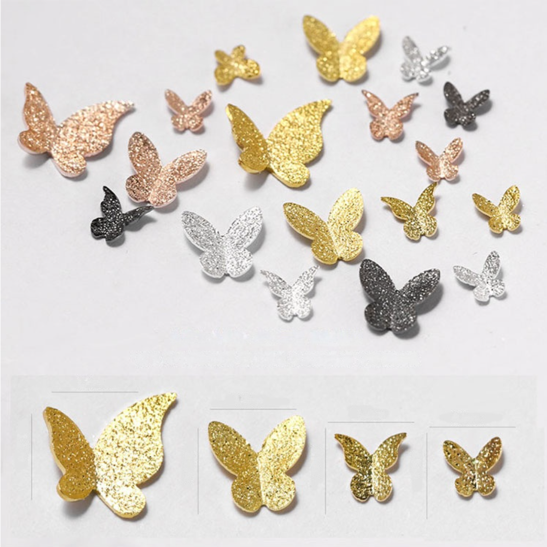 ネイルパーツ｜3D立体・ジュエリーパーツ・ネイルアート・スタッズパーツ・ネイルアクセサリーパーツ・ネイル装飾 ミックスカラー ネイルデコレーション DIY 素材|undefined