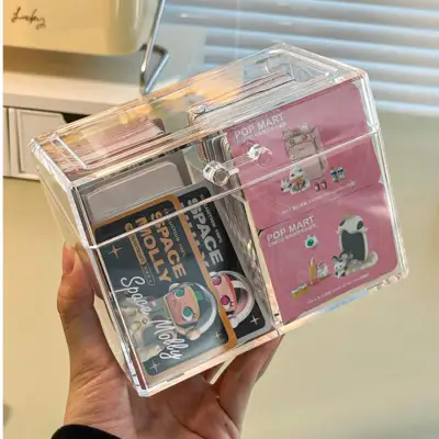 「アイドル・アニメ応援」アクリル製カード収納ケース｜透明で気持ちよくカードを収納鑑賞！