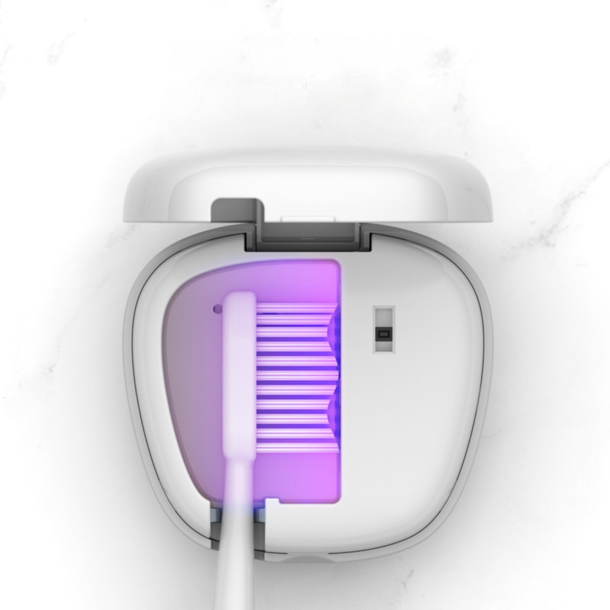 UVC紫外線歯ブラシ除菌ケース｜USB充電式で便利的 ミニサイズ携帯しやすい 3分間効率的に抗菌する♪

