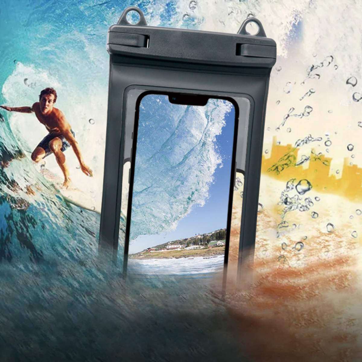 スマホ 防水ケース｜様々な場面で大活躍！水泳、潜水、海辺での撮影、お風呂、料理を作りながら携帯を操作したい時、野外ライブ、釣りなど様々なアウトドアとレジャーの場合に役立つ