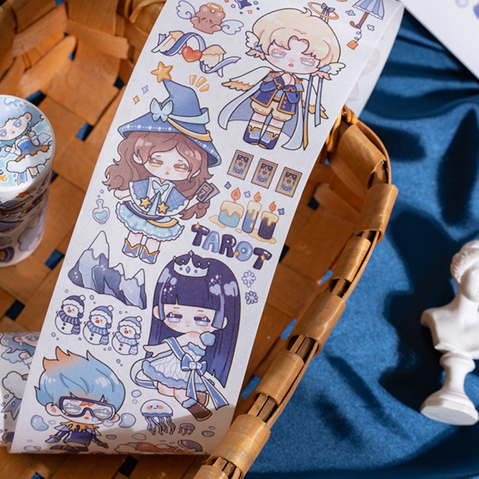 手帳テープ｜8cm×3m・1ループで350mm・INS風・おしゃれ・かわいい・手帳素材・コラージュ・文房具・雰囲気
|undefined