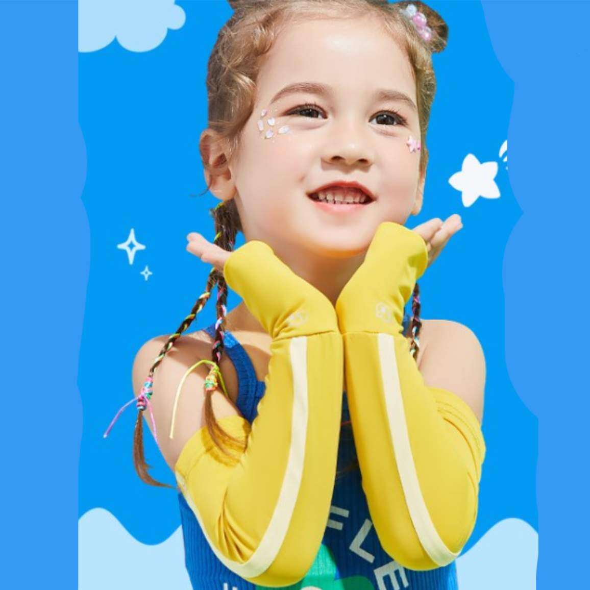 子供用アームカバー｜伸縮性が抜群で、肌にぴったり合い、肘関節の曲げ伸ばしが楽になります！|undefined