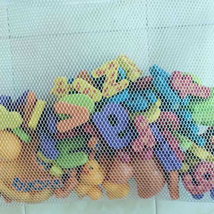 お風呂おもちゃ収納用メッシュバッグ｜壁掛け式、水切り・通気性・軽い、水泳/砂遊び/水遊びおもちゃ収納袋|undefined