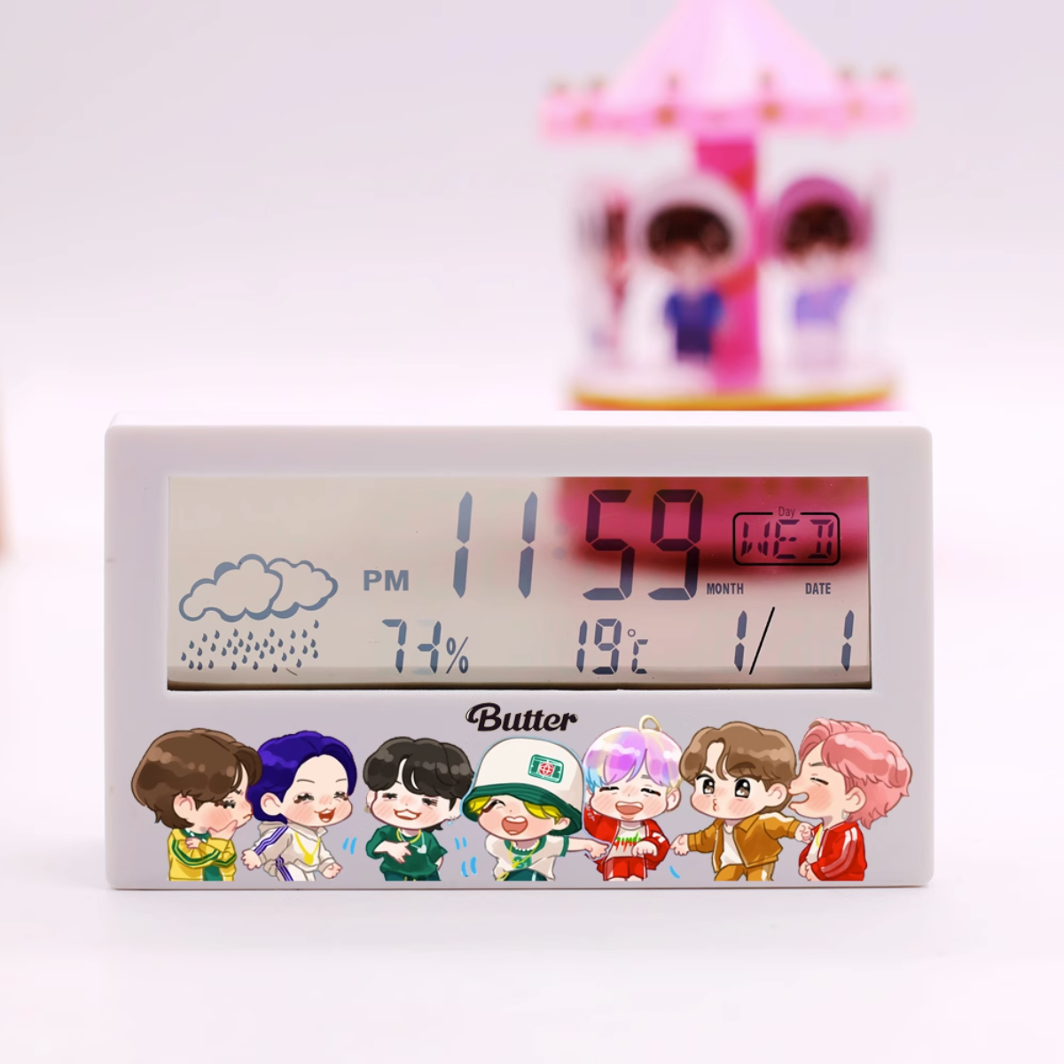 BTS防弾少年団🌸アイドル天気時計 | アクリル・可愛い・日本語