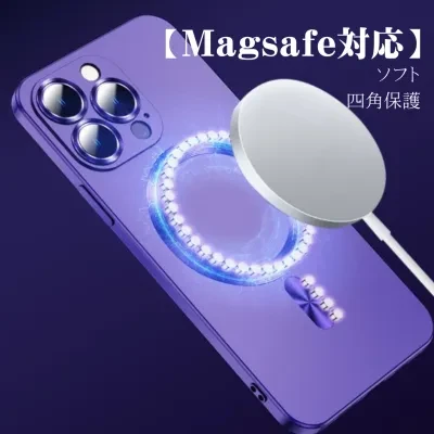 【Magsafe対応】iPhoneスマホケース｜強磁気吸着耐摩耗性UP 