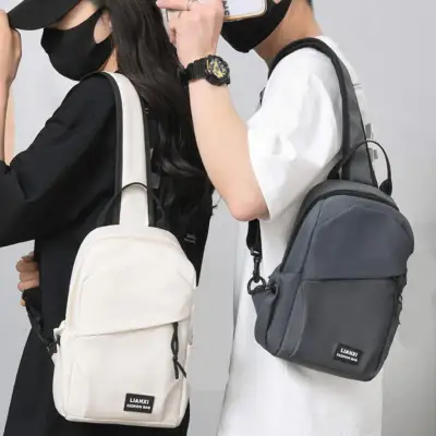 韓国風斜め掛けバッグ｜男女兼用・大容量・お出かけ・ファッション・おしゃれなデザイン