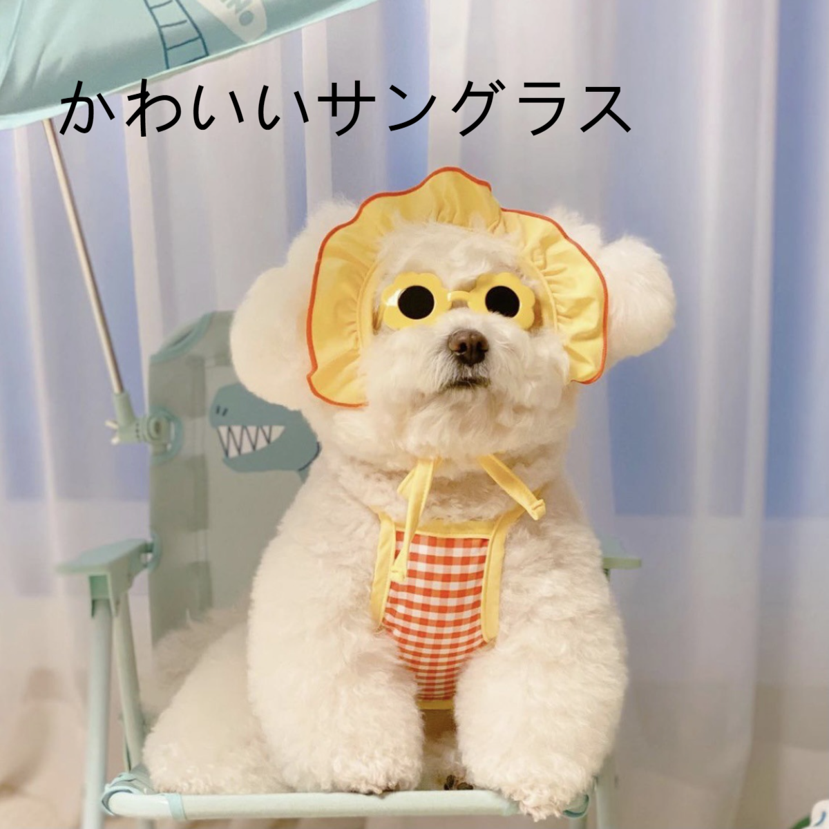 ペット用サングラス| かわいいペットのアクセサリー 小型犬に適用 ペットの撮影にぴったり！|undefined