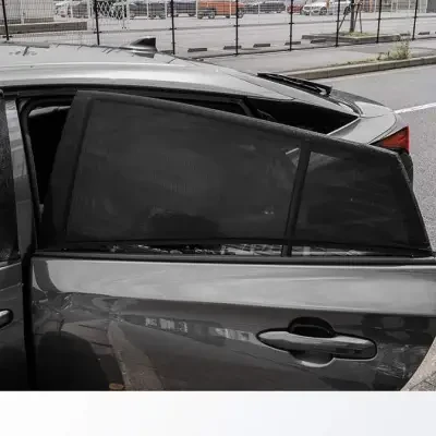 ネット式車用カーテン｜日よけ　蚊よけ　プライバシー保護