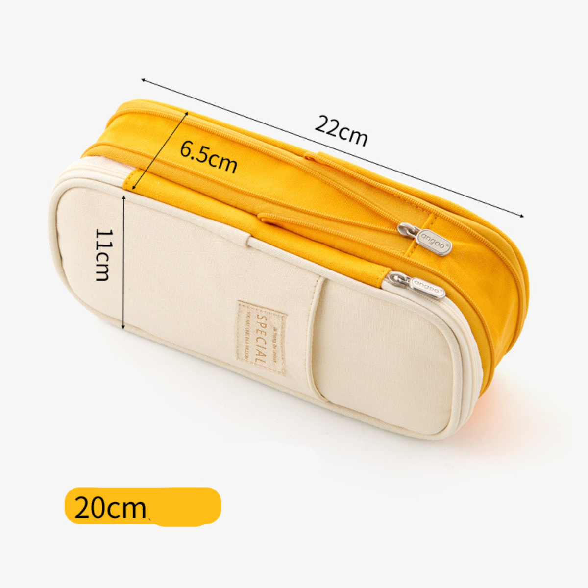 コンパートメント付き拡張可能な鉛筆ケース｜大容量・韓国風・メイクアップ化粧品バッグ・学生適用|undefined