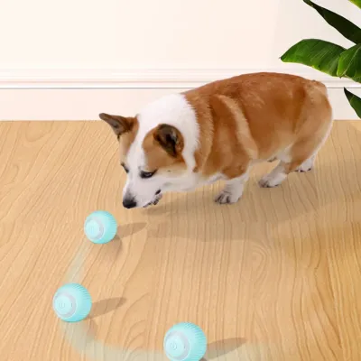 【OHAYO】犬用ボール｜ストレス解消おもちゃ・2モード選択可能・自動動き・光る・小型犬に適用