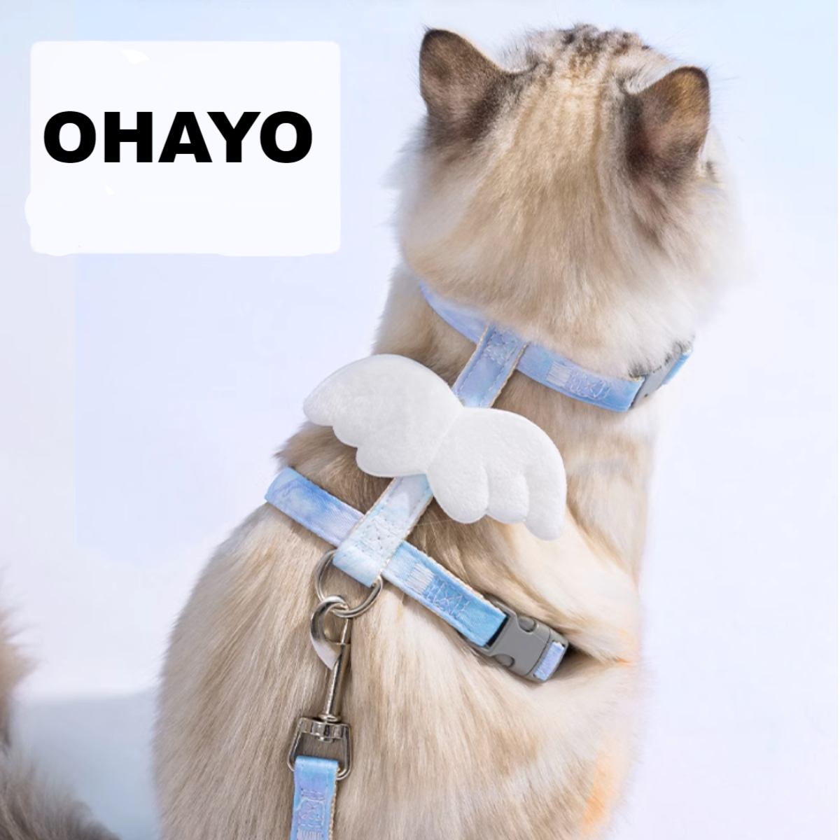 【OHAYO】猫ハーネス｜長時間着ても着心地いい・お出かけに最適・散歩用・かわいい|undefined